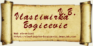 Vlastimirka Bogičević vizit kartica